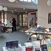 Die Ausstellung der Bücher aus den Medienprofilen 3/2024 Büchereitagung 2024